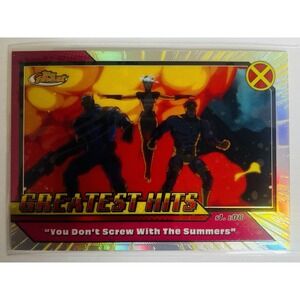 2025 Topps Finest‎ X-Men '97 Greatest Hits You Don't Screw With The Summers Card